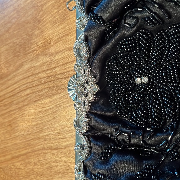 Bead & Rhinestone Clutch - Picture 3 of 9